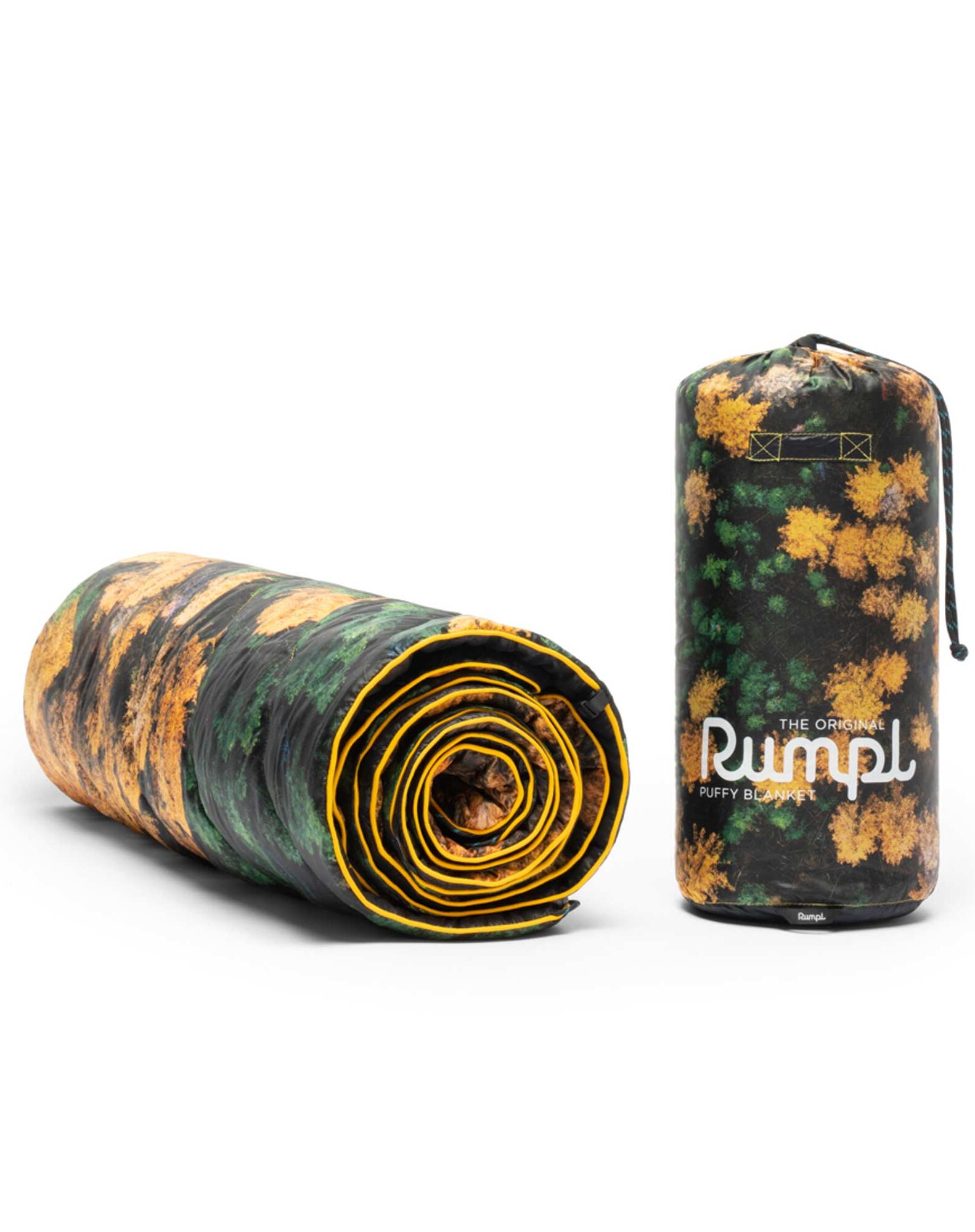 RUMPL Blanket ORIGINAL PUFFY PRINTED LC / 1 PERS, gold growth RUMPL Blanket ORIGINAL PUFFY PRINTED LC / 1 PERS, gold growth