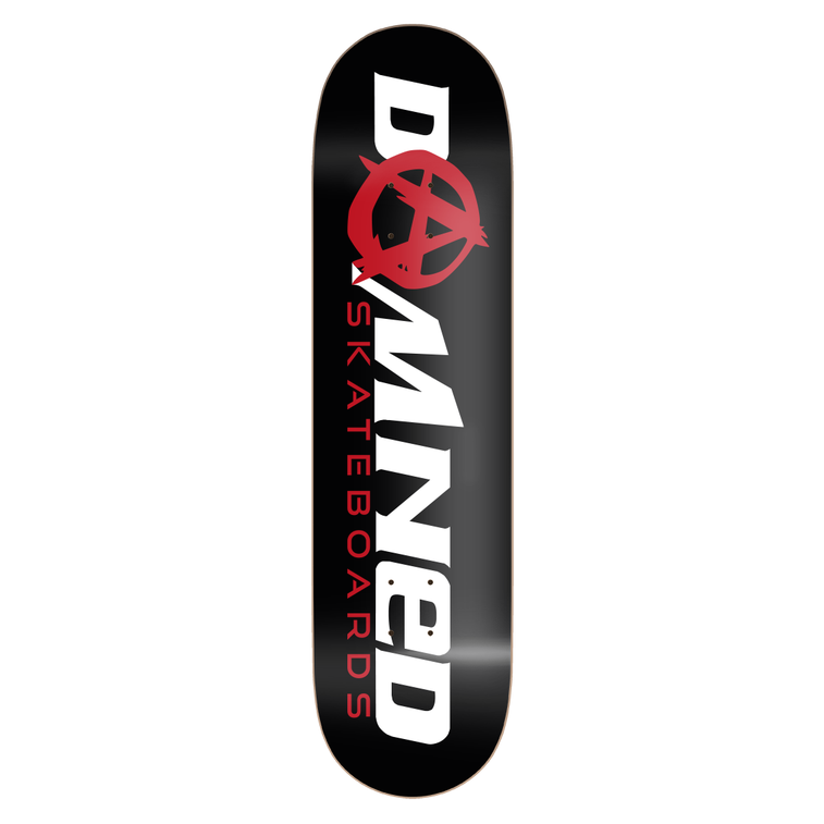 Damned Skateboard Deck Anarchy Damned Skateboard Deck Anarchy
