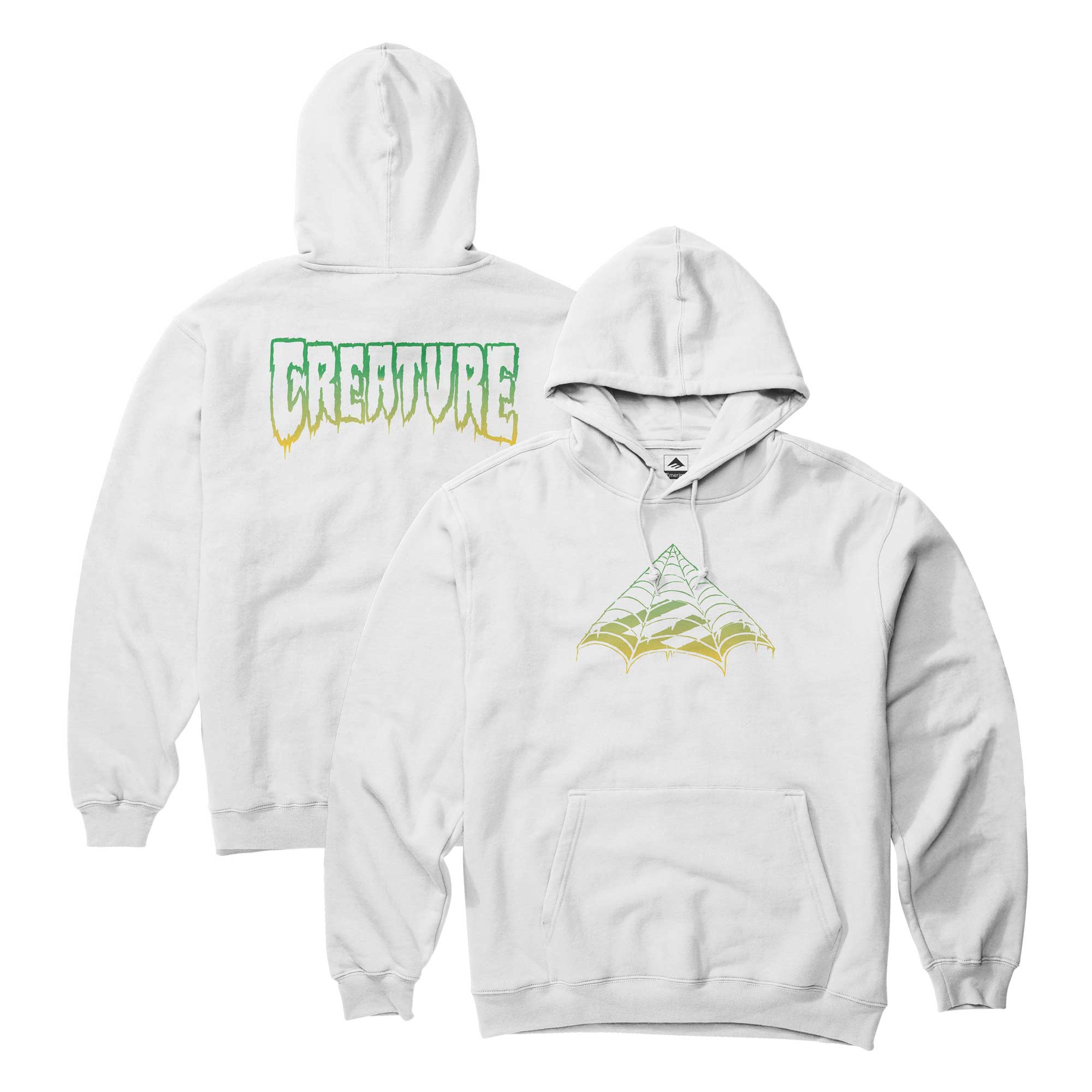 EMERICA Sweat CREATURE HOODIE blanc