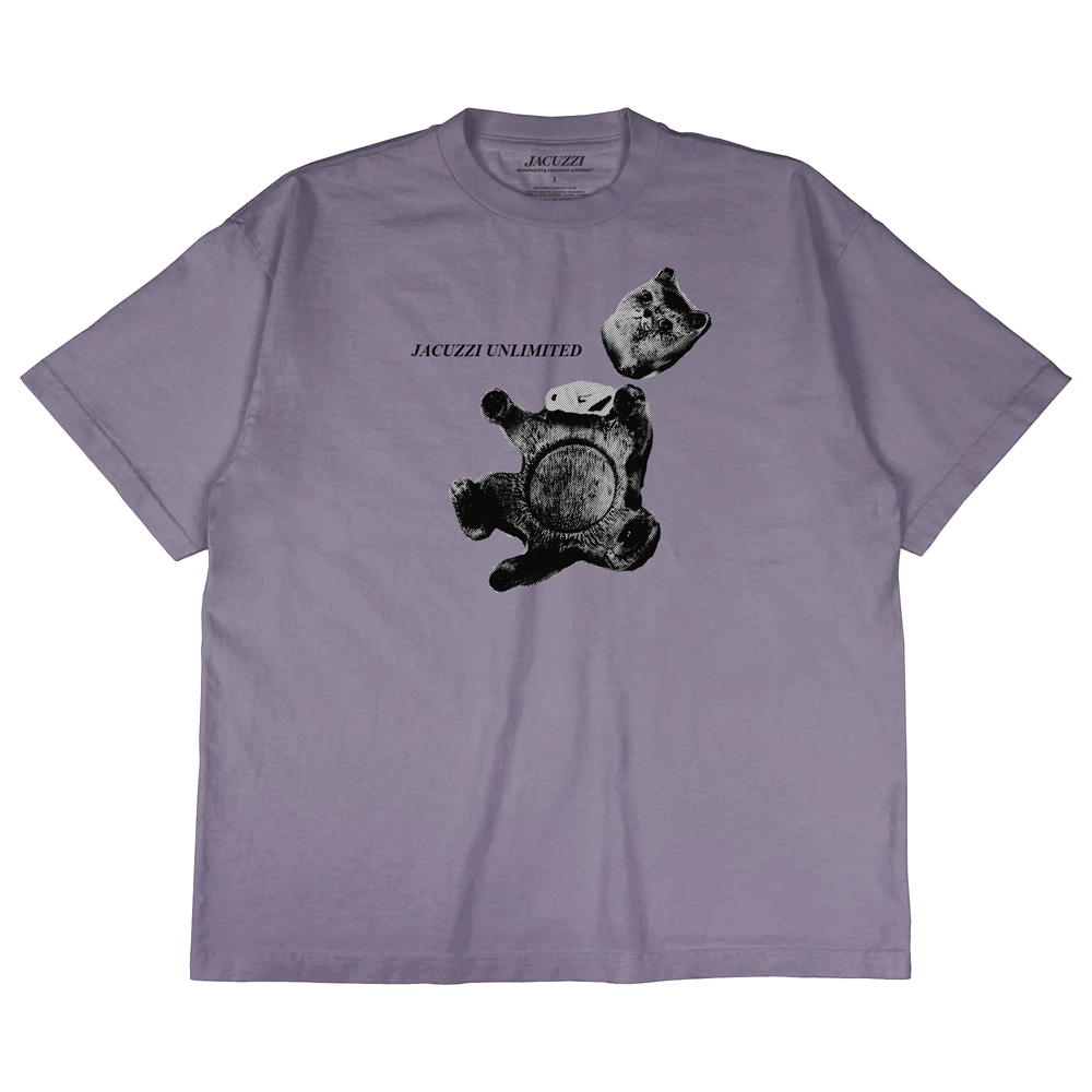 10950010-2 T-Shirt Jacuzzi Broken Garment Dye Purple XL