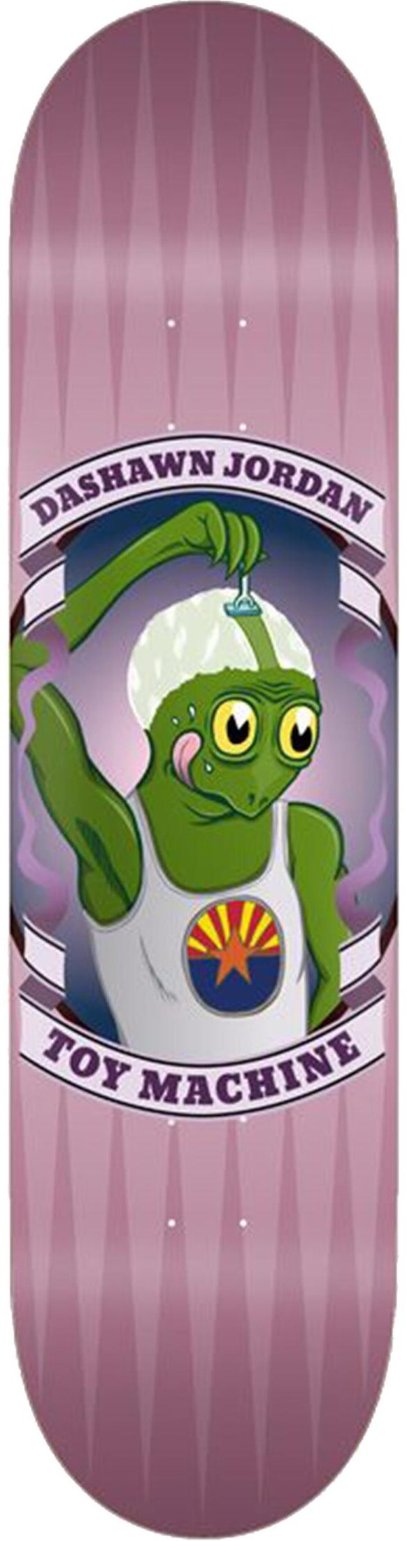 Toy Machine Dashawn Jordan Shaved Skateboard Deck 8.25 Toy Machine Dashawn Jordan Shaved Skateboard Deck 8.25