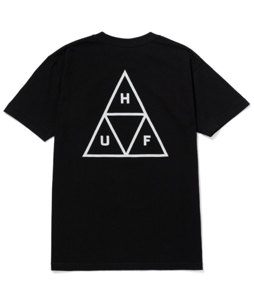 HUF Set Triple Triangle T-Shirt - black S HUF Set Triple Triangle T-Shirt - black S