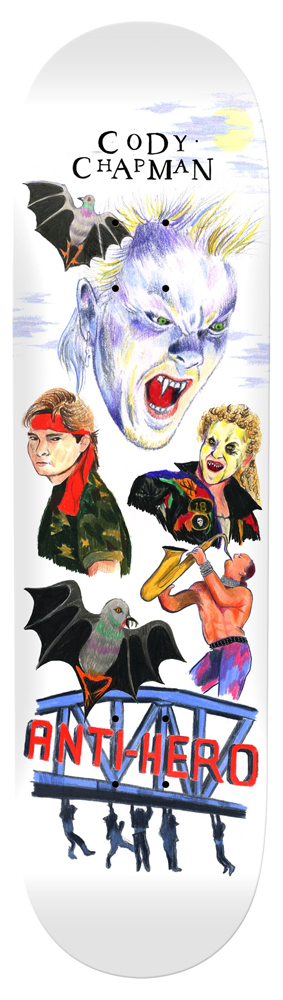 Anti Hero Skateboard Deck C. Chapman Still Believe 8,50