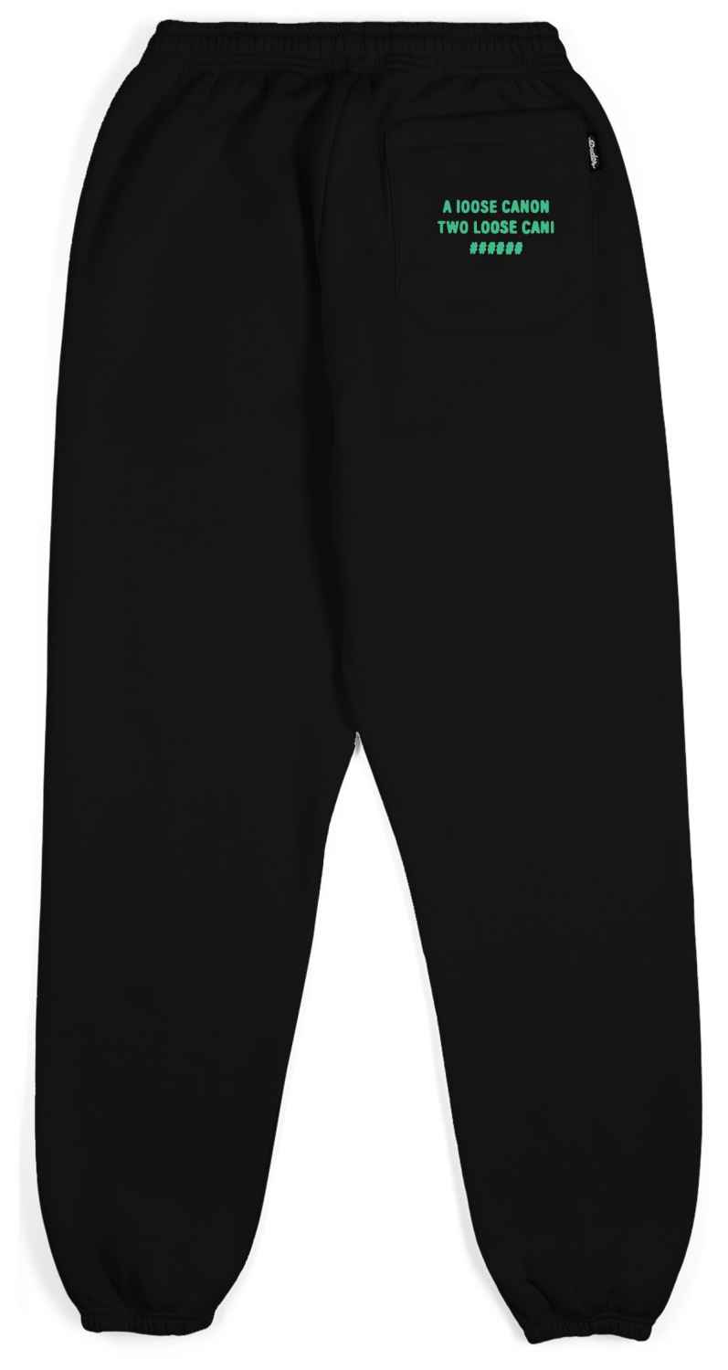 The Dudes Test Subject #1 Green Sweatpants - black The Dudes Test Subject #1 Green Sweatpants - black XXXL