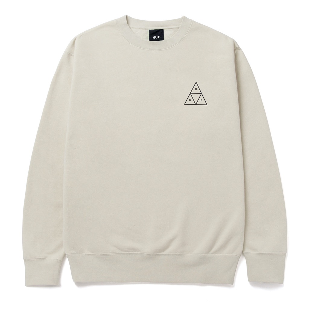 HUF Essentials Triple Trianglecrew - sand XXL