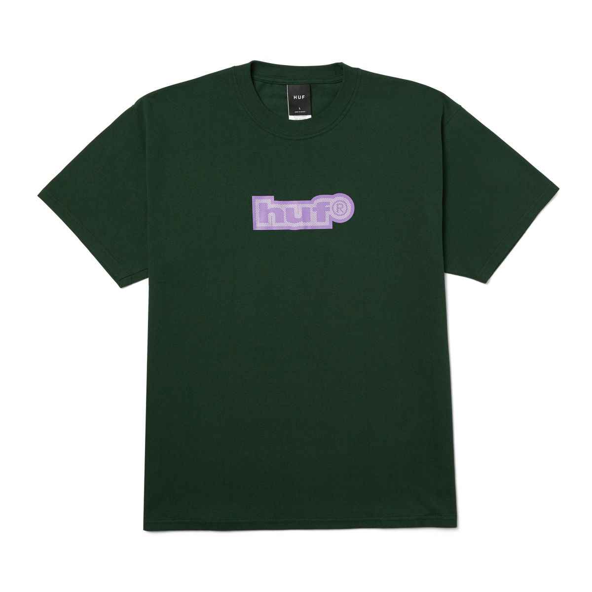ts02627-fogrn-1 HUF 89 Outline T-Shirts - forest green XXL