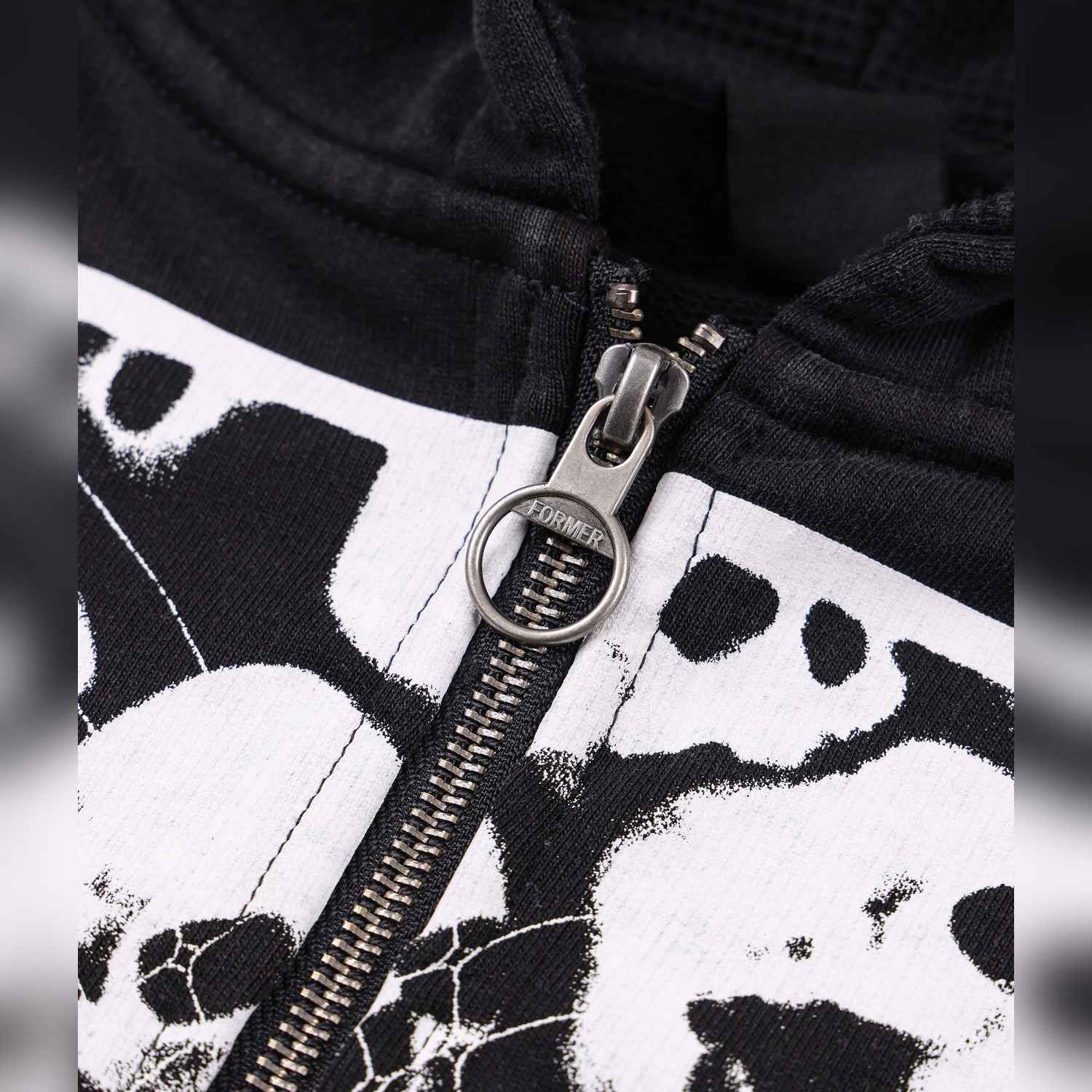 Former Vital Zip Hoodie - acid black XL