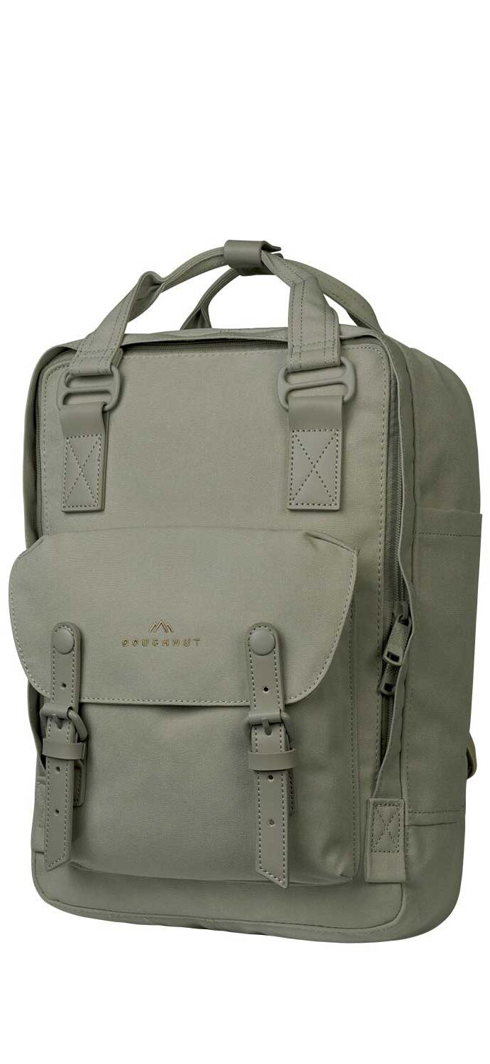 Doughnut Macaroon Meditative Dark Rucksack - sand