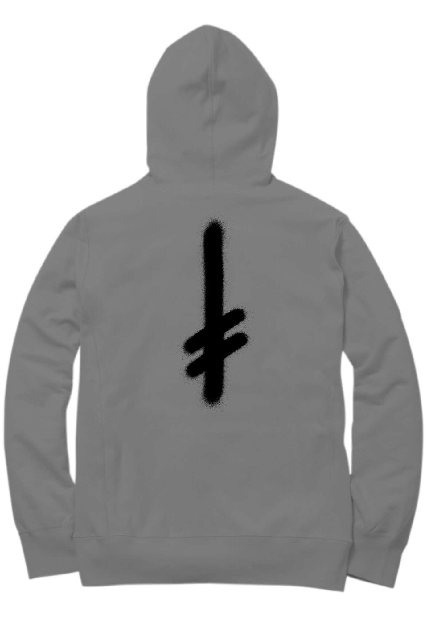 DEATHWISH Sweat THE TRUTH Hooded heather grey DEATHWISH Sweat THE TRUTH Hooded, heather grey M