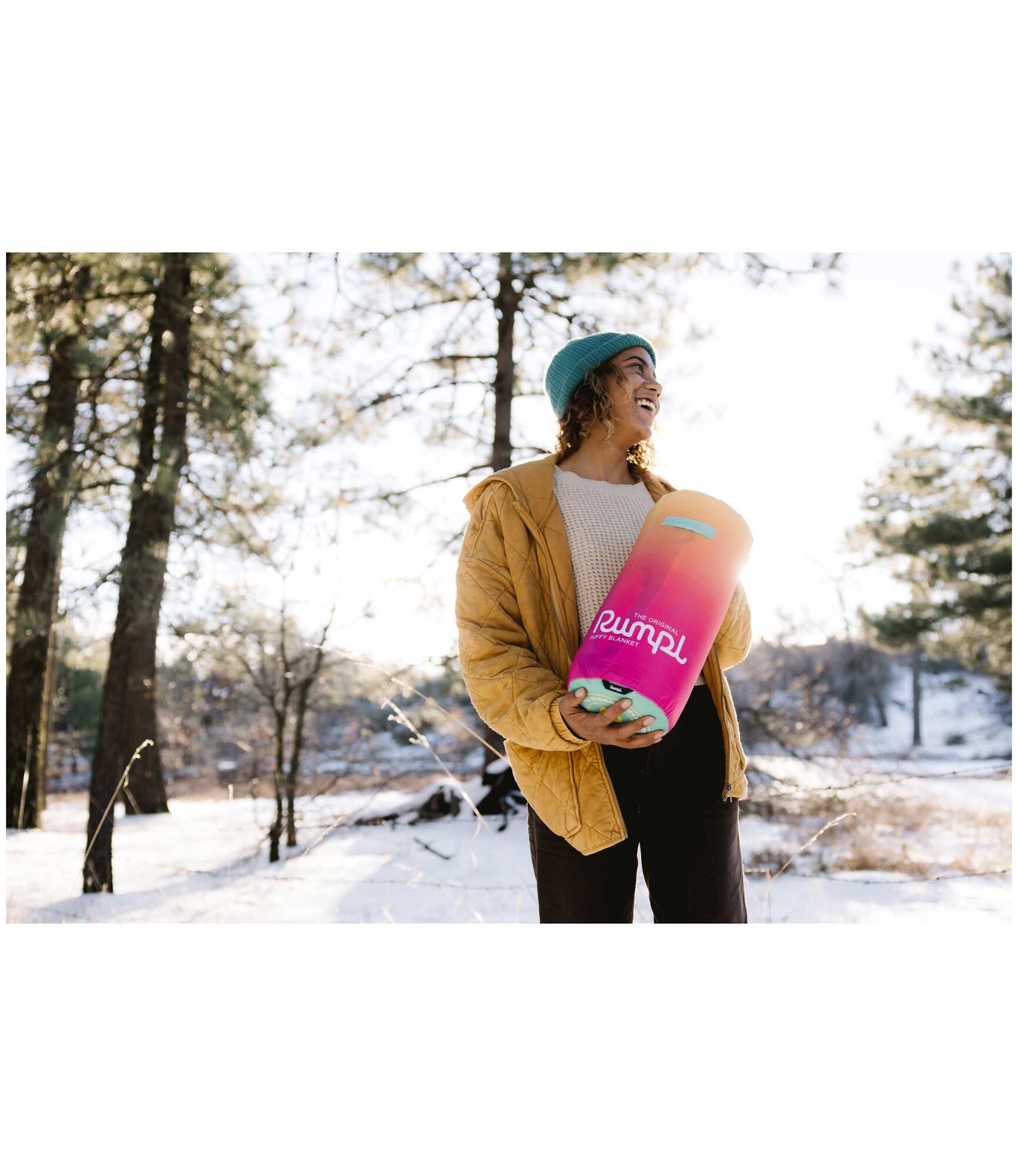 RUMPL Blanket ORIGINAL PUFFY PRINTED / 1 PERS, lemonade fade RUMPL Blanket ORIGINAL PUFFY PRINTED / 1 PERS, lemonade fade