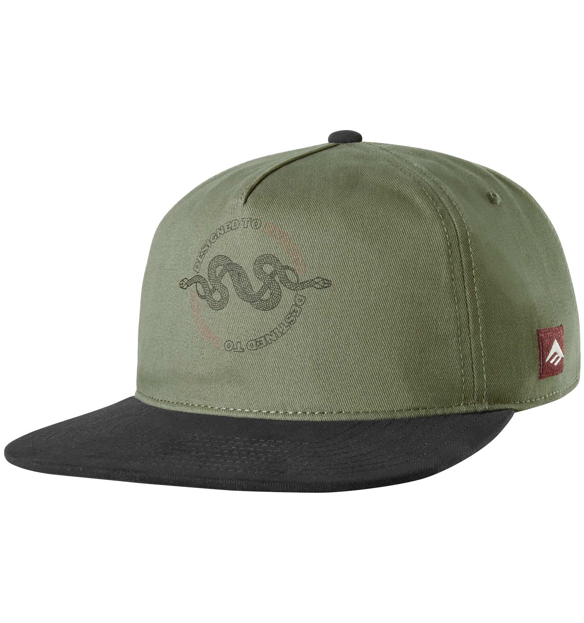 EMERICA Cap ENDURE DESTROY SNAPBACK, olive/black EMERICA Cap ENDURE DESTROY SNAPBACK, olive/black