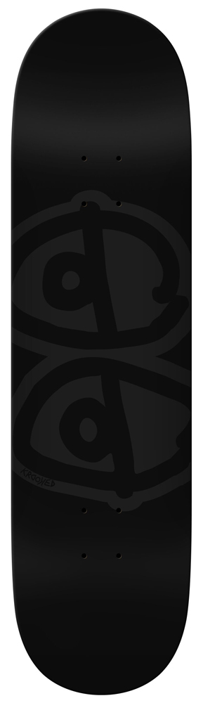 Krooked Skateboard Deck Team Eyes (Black) 8,50 8.50