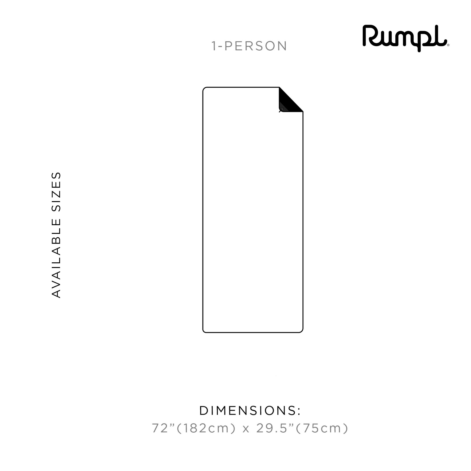 RUMPL Towel EVERYWHERE SHAMMY PRINTED, rainbow fade