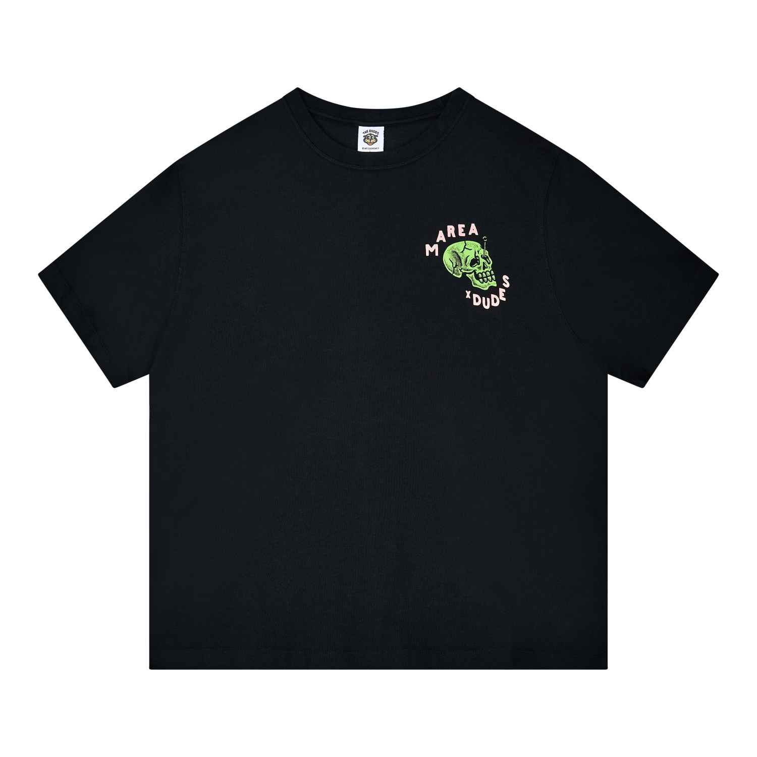 10067002-3 The Dudes Marea Pescador Pescado T-Shirt - black XXXL