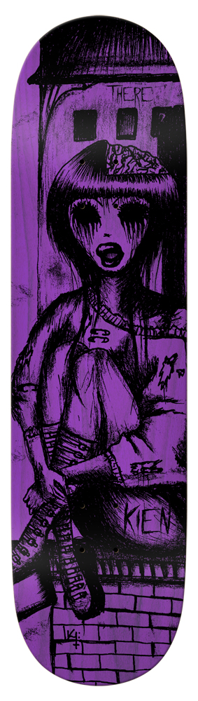 There Skateboard Deck Kien Intrusive Thoughts 8,25 There Skateboard Deck Kien Intrusive Thoughts 8,25