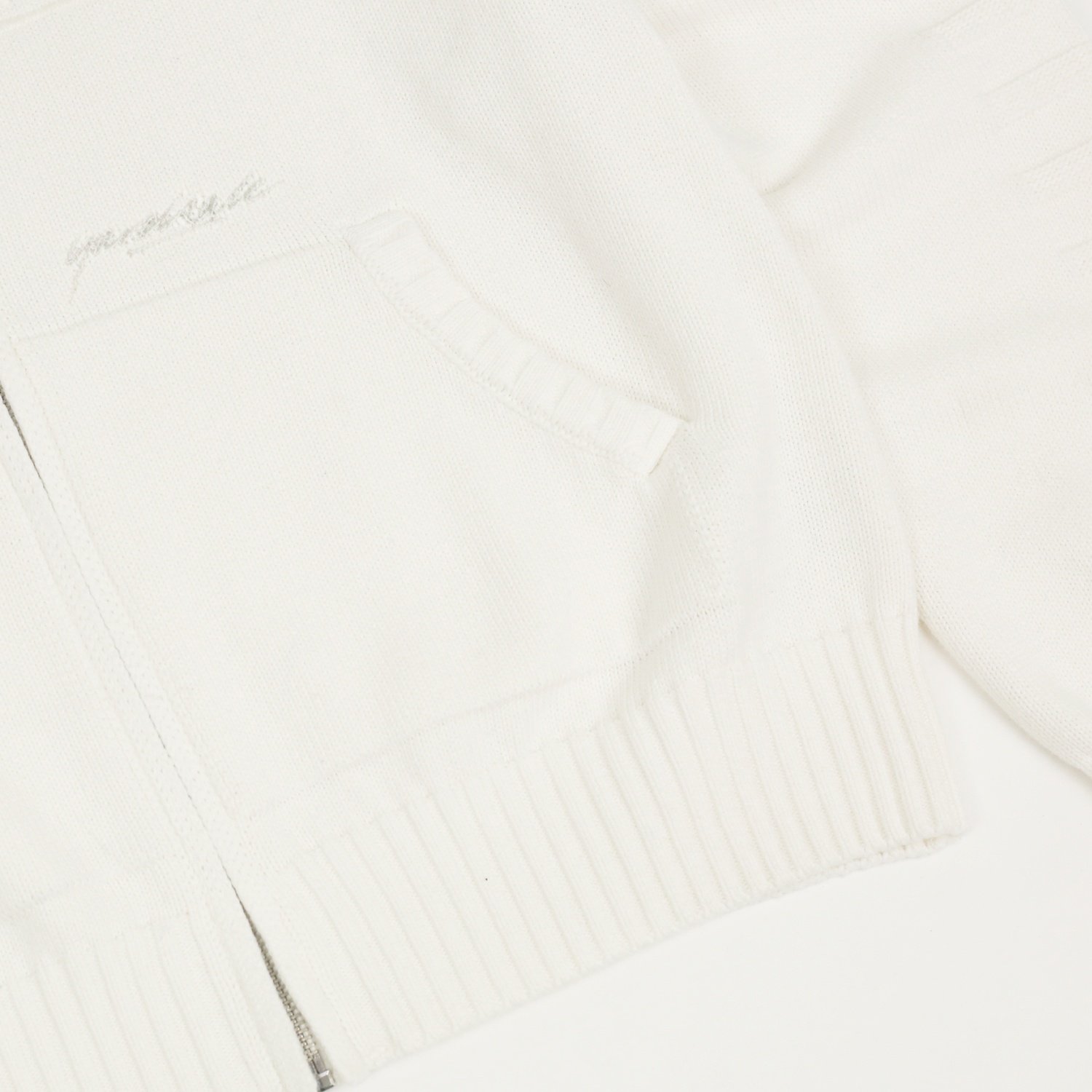 Yardsale Faldo Knitted Full-Zip - cream