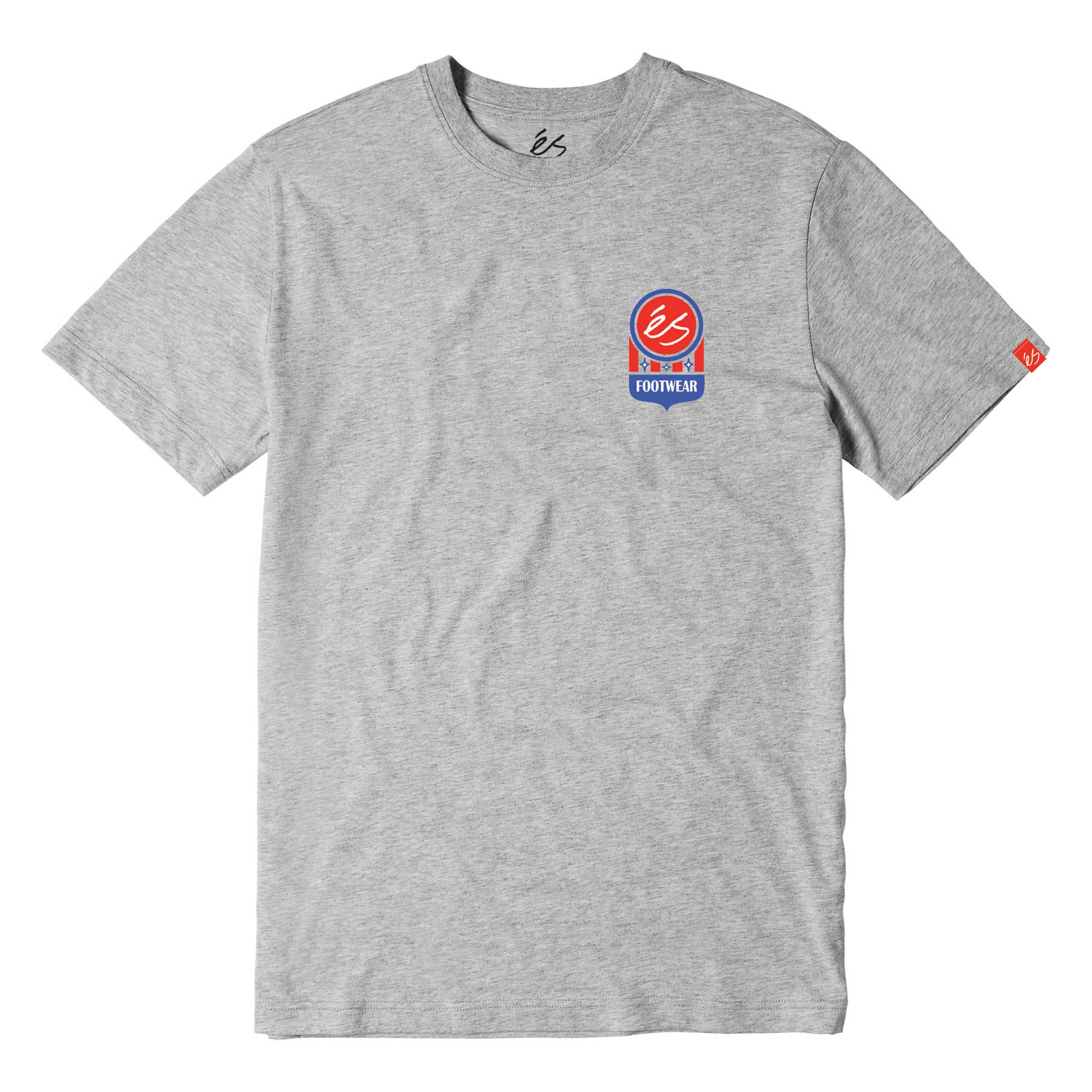 eS SKB T-Shirt COURT LOGO grey heather
