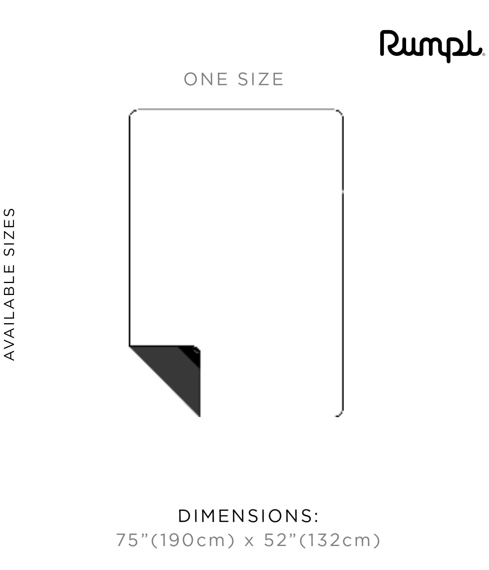 RUMPL MAT EVERYWHERE STASH PRINTED LC, blazing gaia - courtenay pollock RAD RUMPL MAT EVERYWHERE STASH, rainbow fade