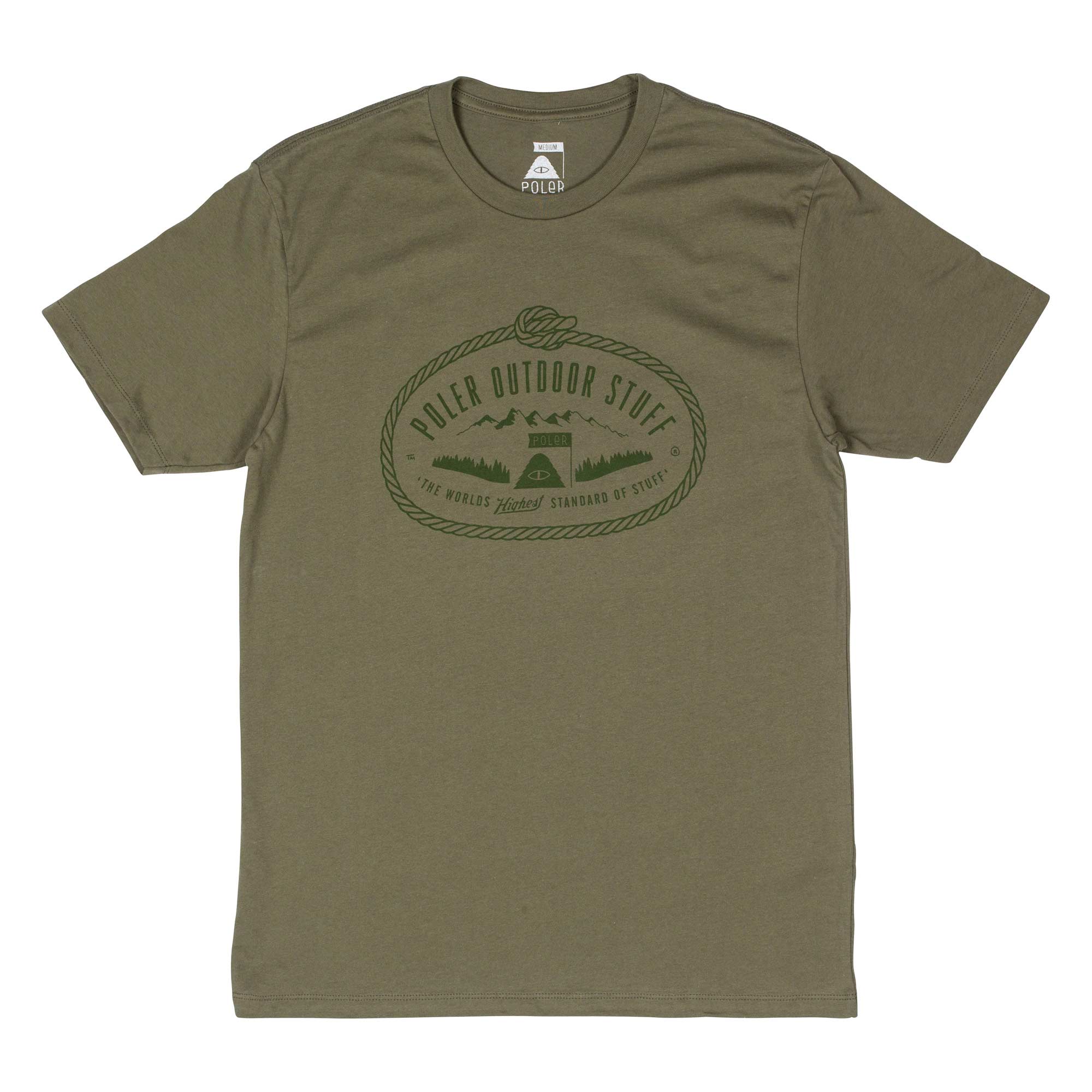 POLER T-Shirt LASSO, olive M