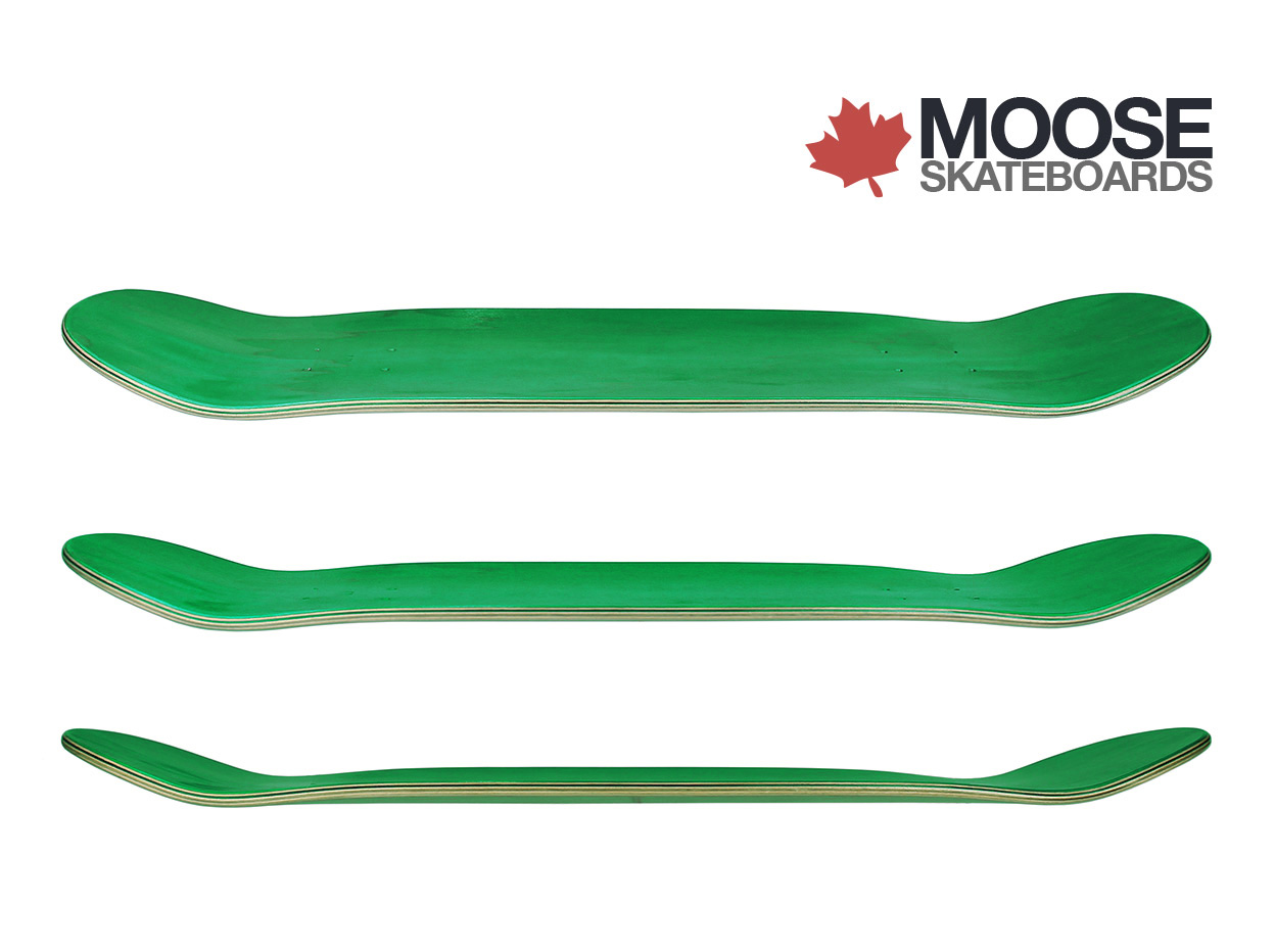 Moose Blank Skateboard Deck Hi 7.87