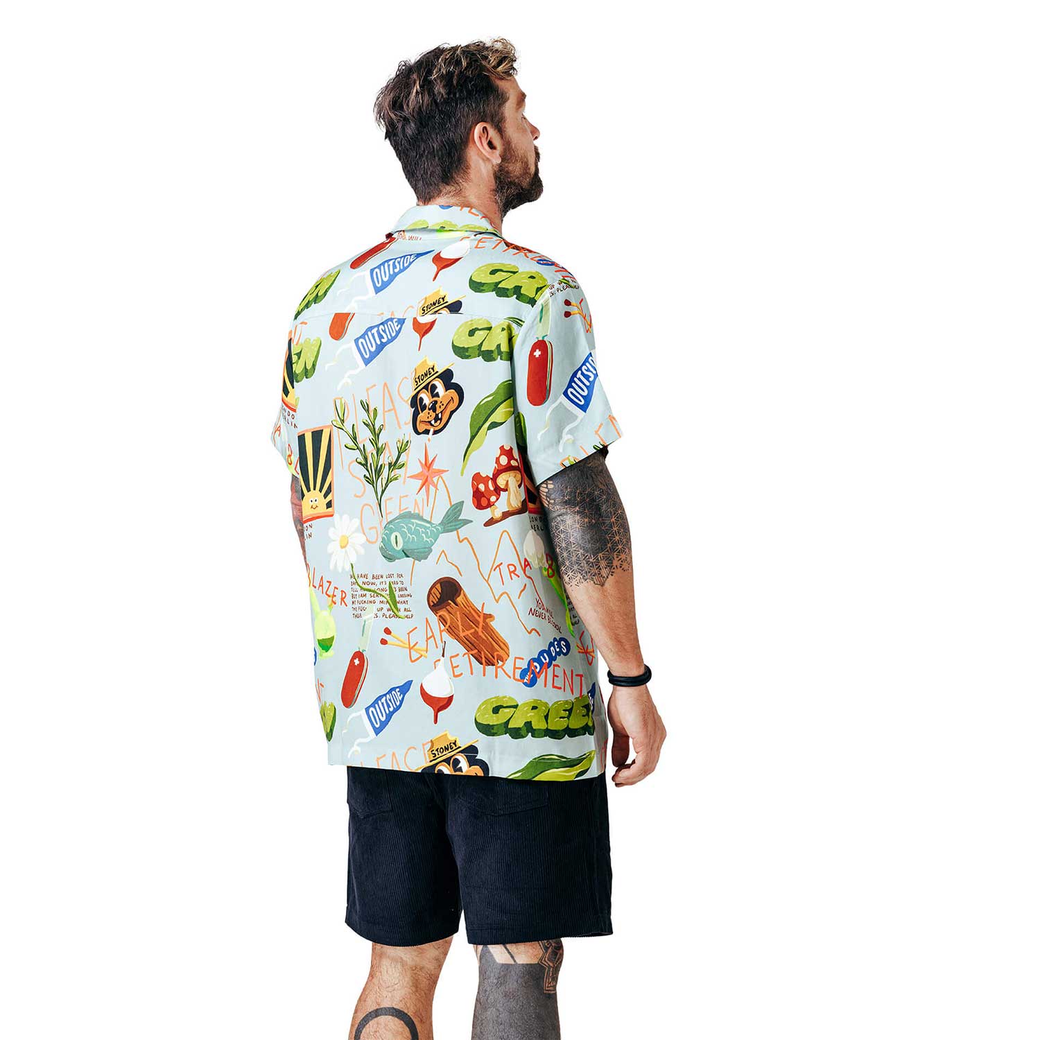 The Dudes Treasure Trail Hawaiian Shirt - multicolor XXXL