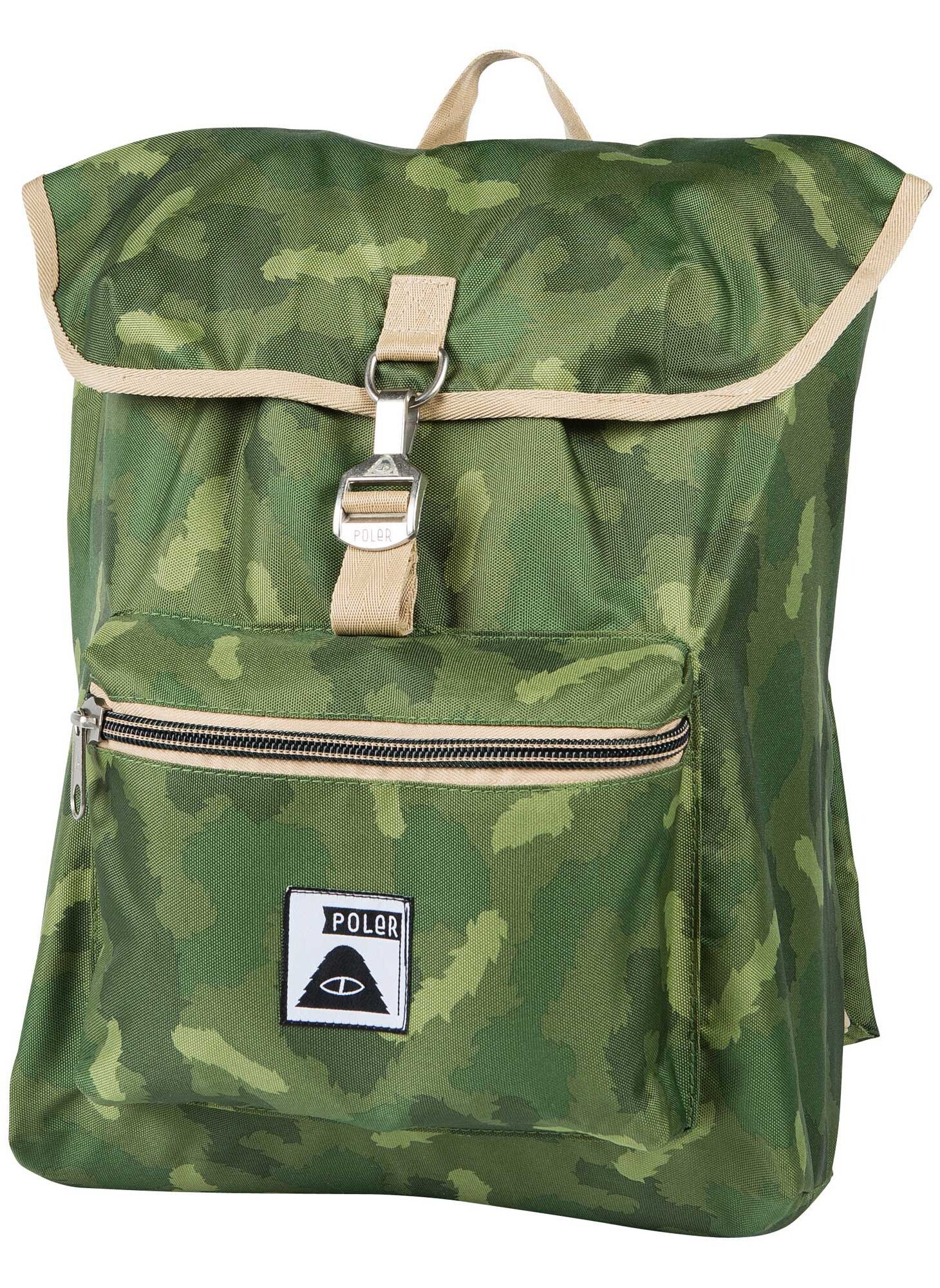 POLER Bag FIELD PACK, green camo FA15