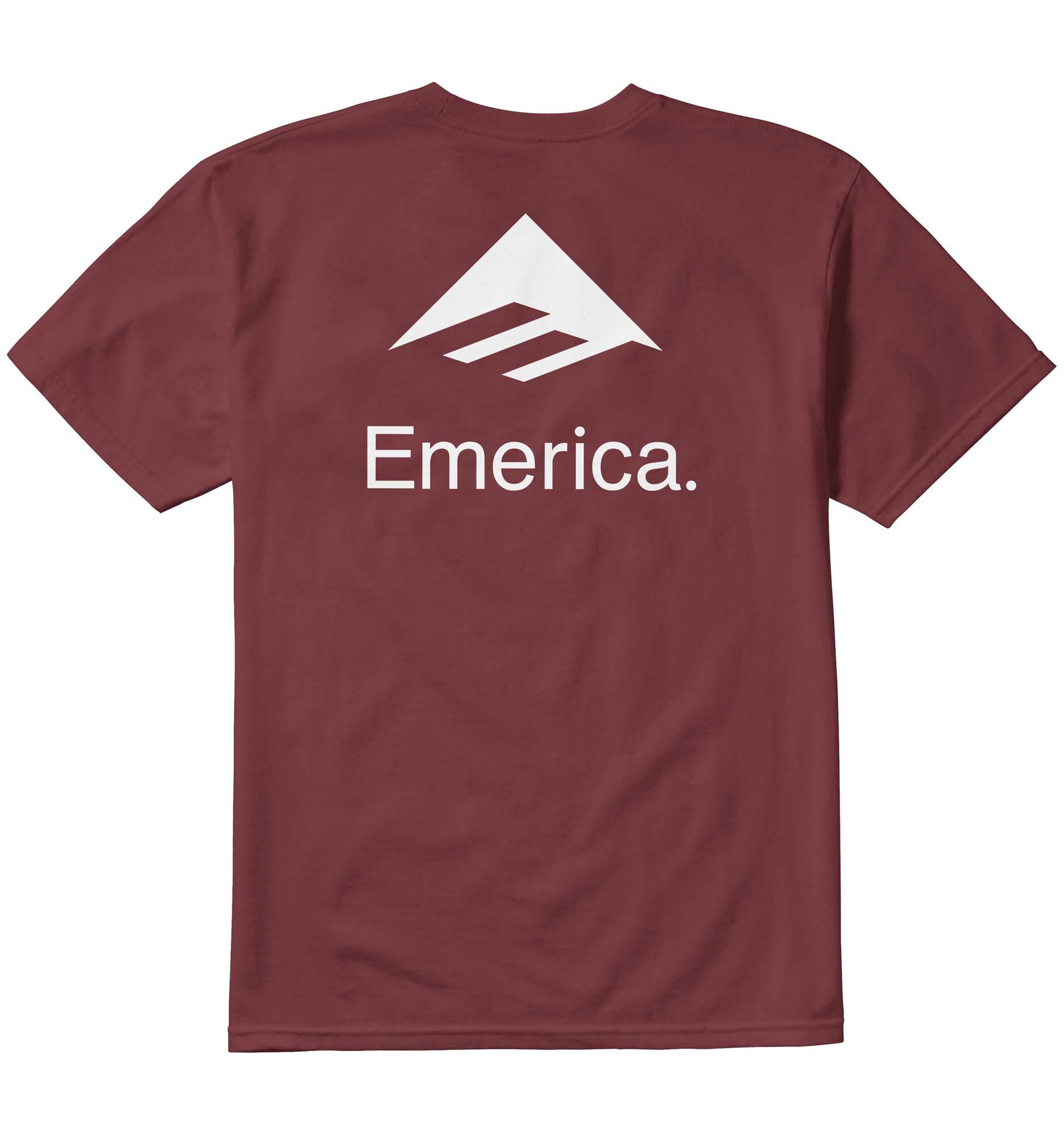 EMERICA T-Shirt LOCKUP S/S burgundy EMERICA T-Shirt LOCKUP S/S, burgundy XXL