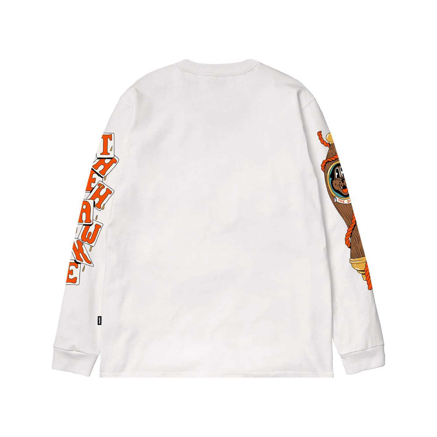 The Dudes Hawke Classic Longsleeve - white XXXL