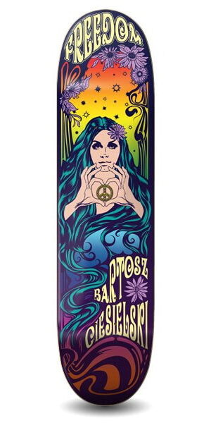Freedom Ciesielski Love & Peace Skateboard Deck