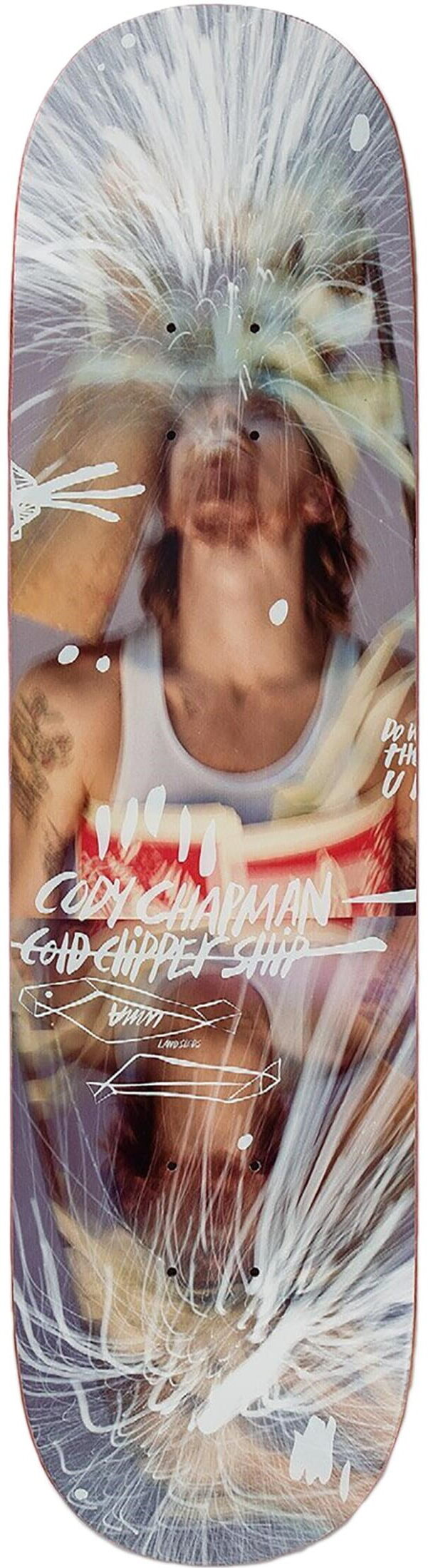 UMA Landsleds Cody Taped Up Skateboard Deck 8.38