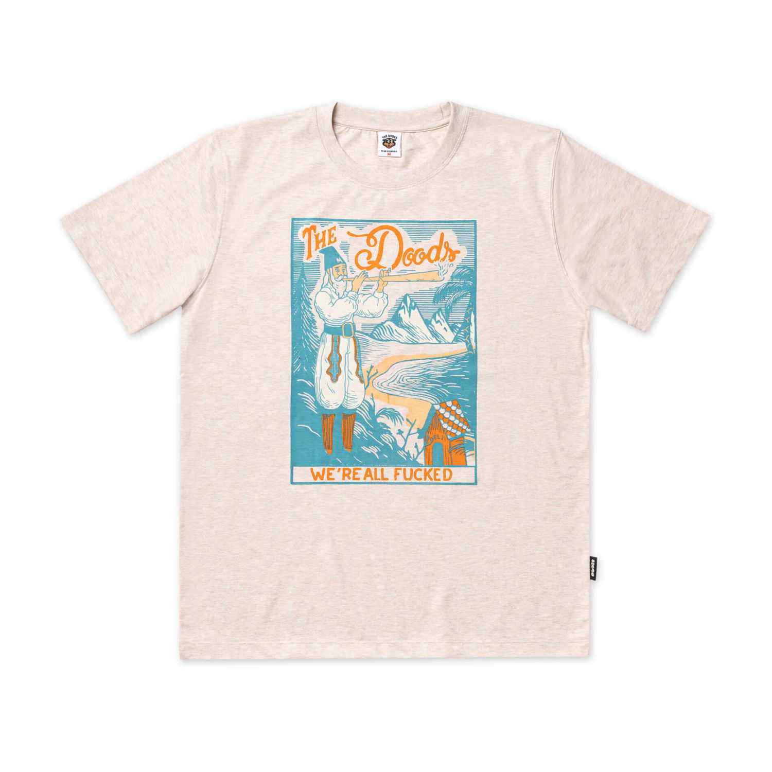 The Dudes All Fucked T-Shirt - heather rainbow XXXL