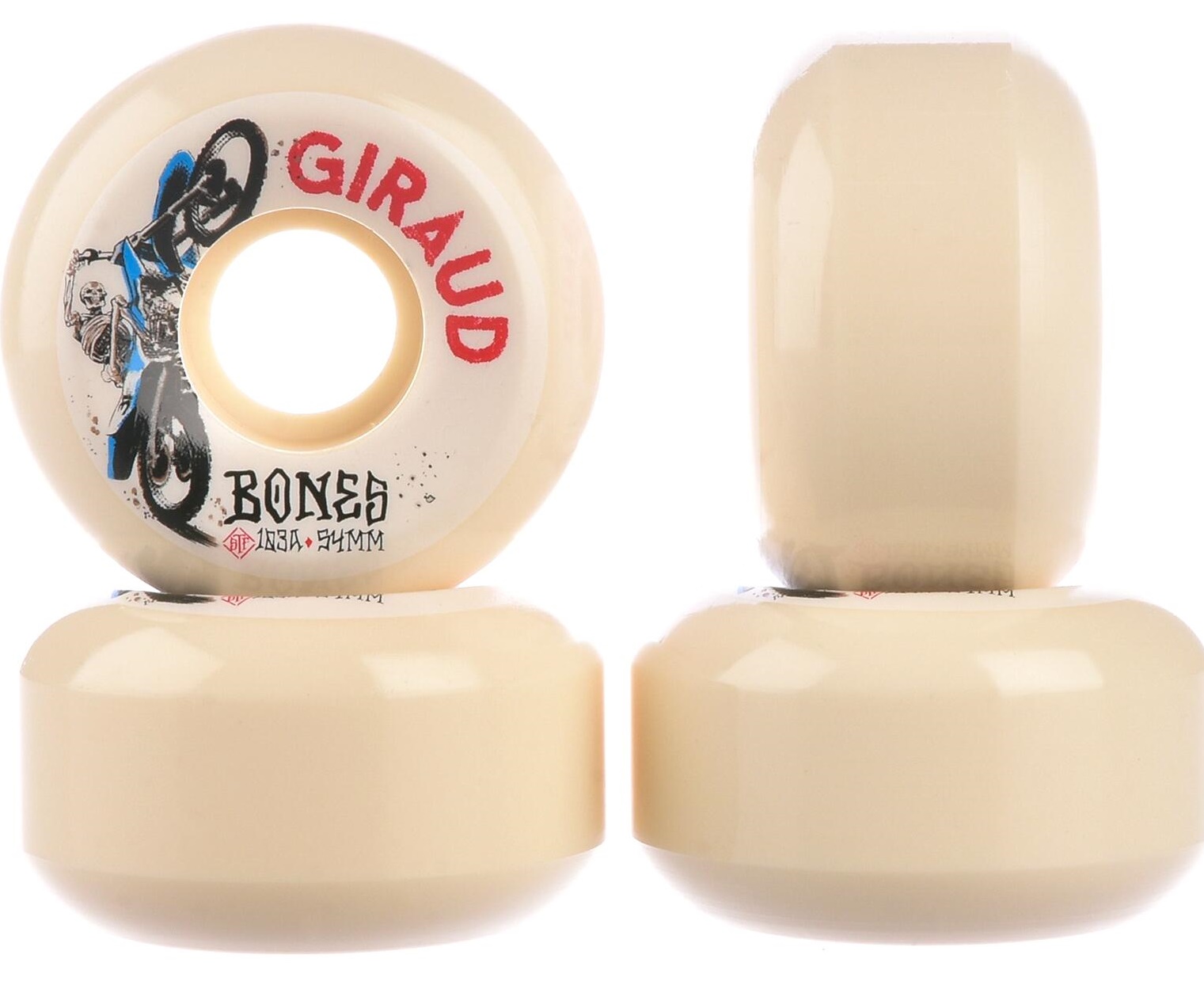Bones Wheels Skateboard Rollen STF Giraud 12 o Clock 103A V5 54mm