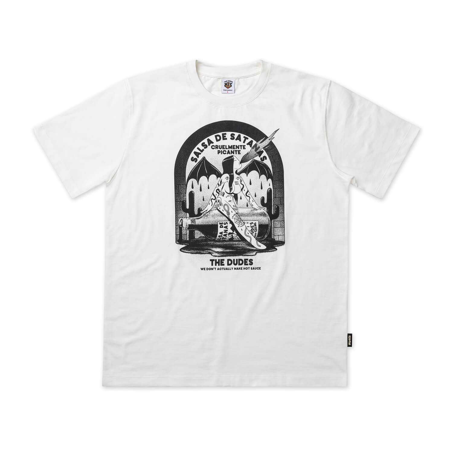 1007029-1 The Dudes Salsa T-Shirt - off-white