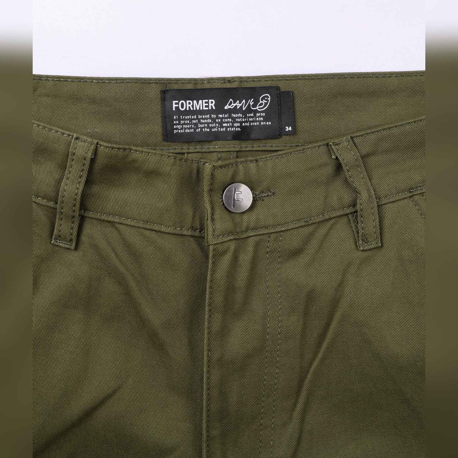 Former Reynolds 21 Walkshort - deep olive 38