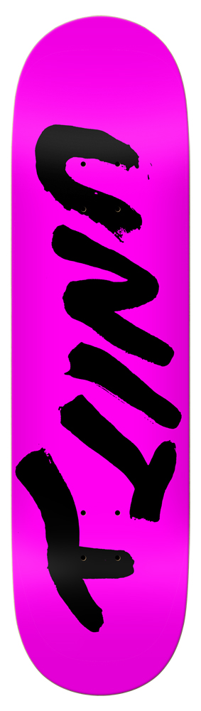 Unity Skateboard Deck Team Wet Black 8,25 Pink