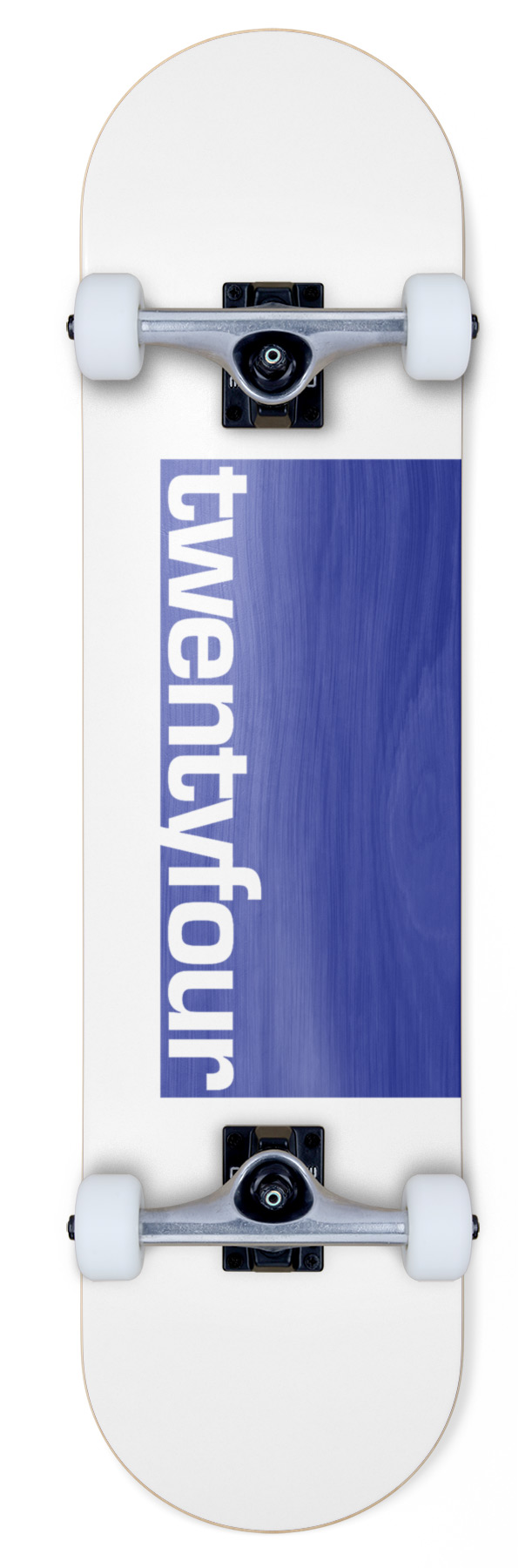 Skateshop24 komplett Skateboard - twentyfour white 8.50