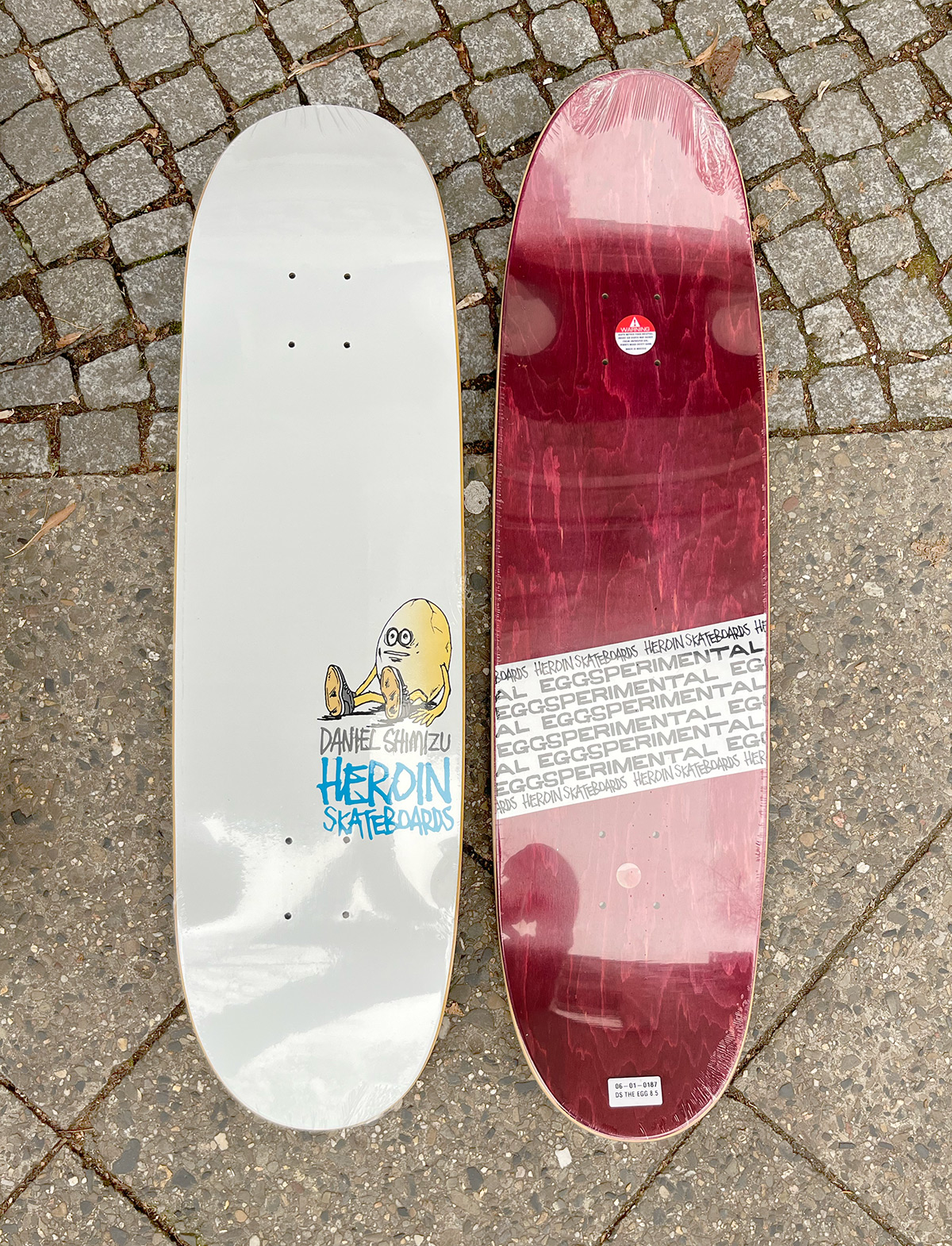 HEROIN Skateboards Daniel Shimizu Egg 8.5