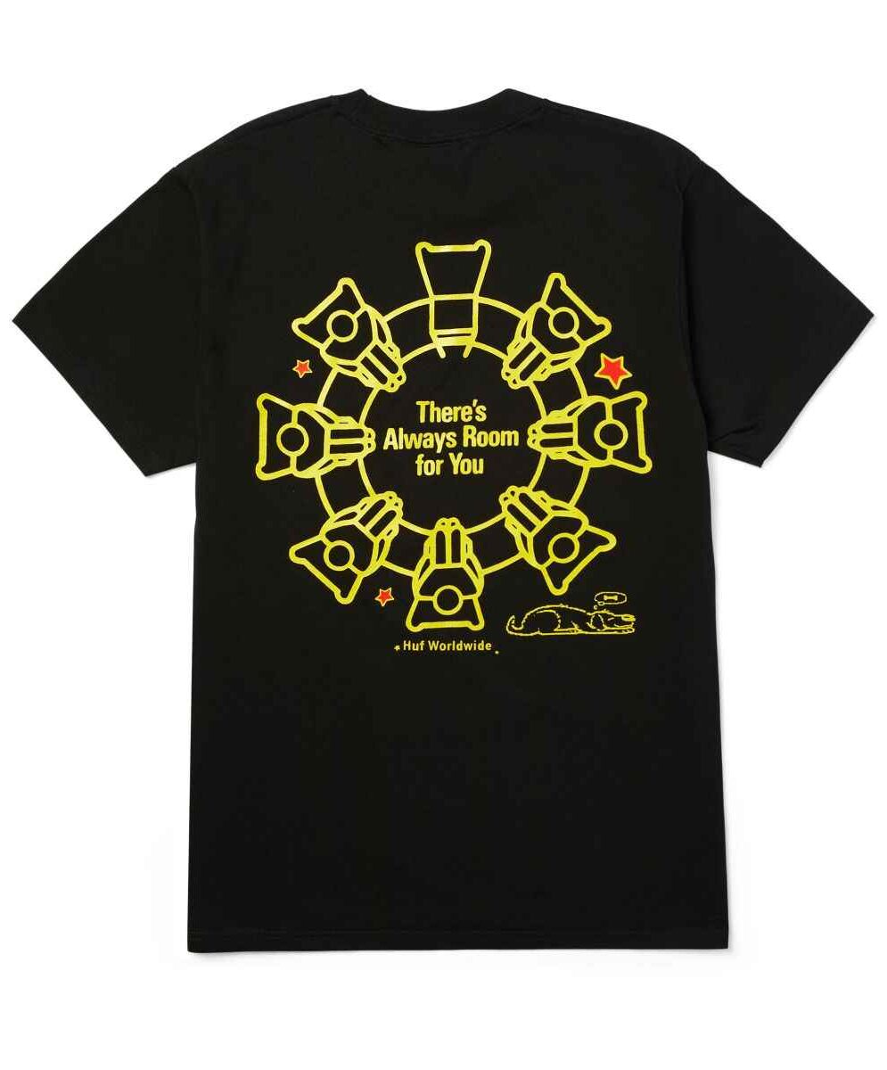 ts02616-black-1 HUF Fantasies T-Shirts - black XXL