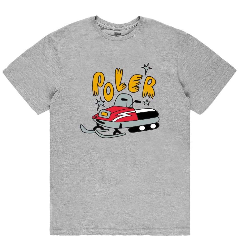 Poler Sleddy T-Shirt - gray heather Poler Sleddy T-Shirt - gray heather