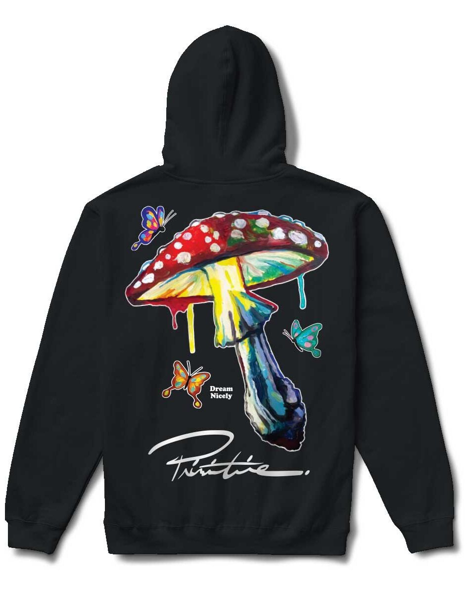 pipfa2410-blk-2 Primitive Dream Nicely Hoodie - black
