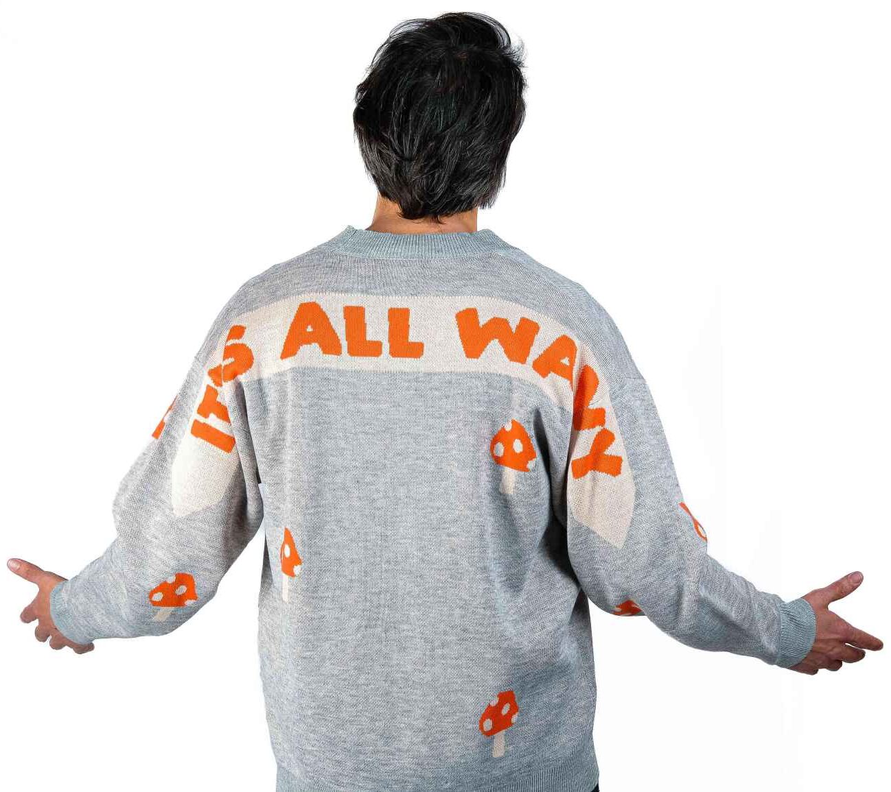 The Dudes All Wavy Cardigan - Silver Grey The Dudes All Wavy Cardigan - Silver Grey XXXL