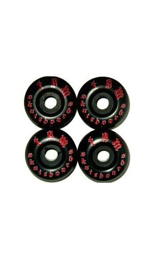 Blank skateboard wheels TGM Black 99A 52mm