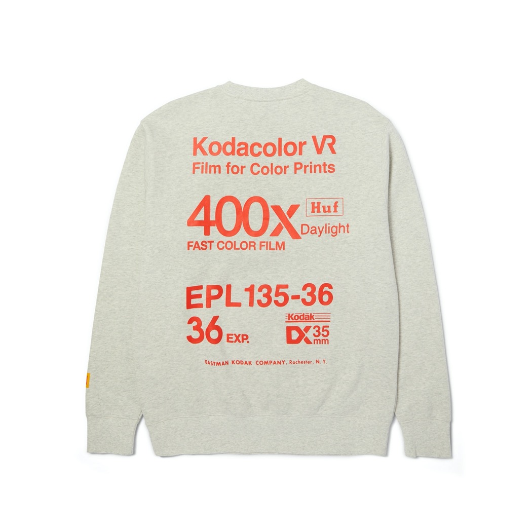 HUF Golden Hour Pullover - ash S