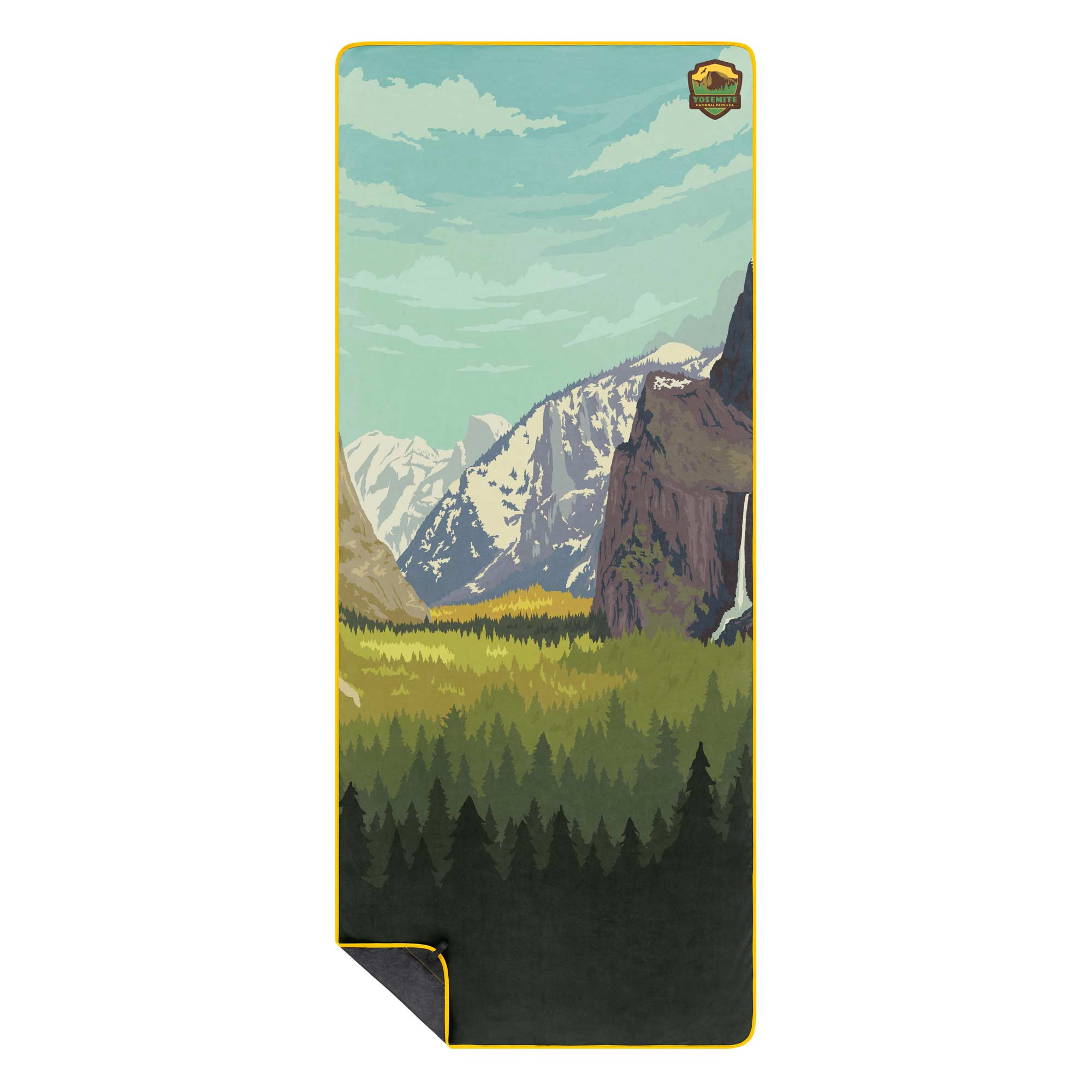 RUMPL Towel EVERYWHERE SHAMMY PRINTED NATIONAL PARK, yosemite national park RUMPL Towel EVERYWHERE SHAMMY PRINTED NATIONAL PARK, yosemite national park