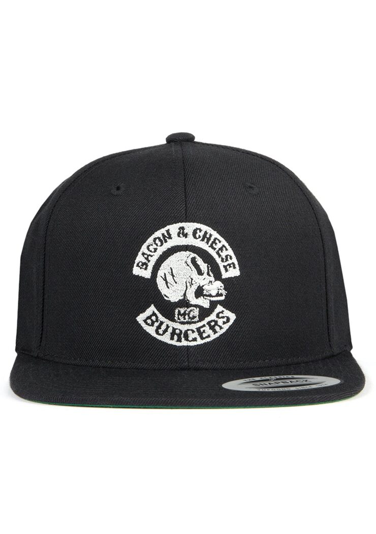 The Dudes Bacon Cheese Structured 5 Panel Cap - black The Dudes Bacon Cheese Structured 5 Panel Cap - black