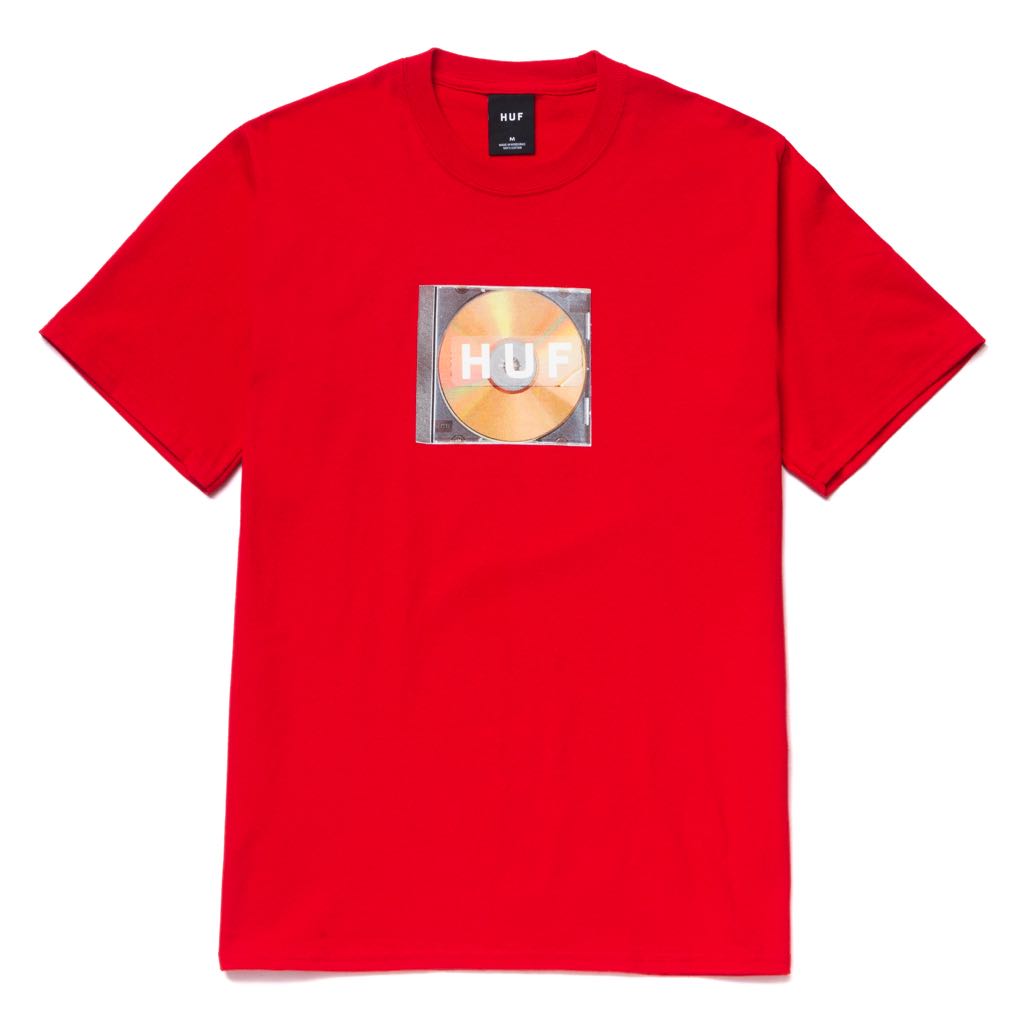 HUF Mix Box Logo T-Shirt red L