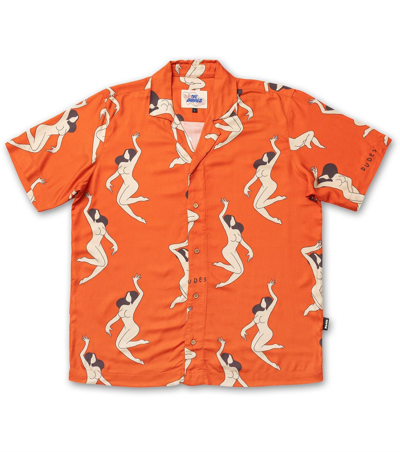 The Dudes Ladies Red Hawaiian Shirt - Multicolor XS The Dudes Ladies Red Hawaiian Shirt - Multicolor XXXL