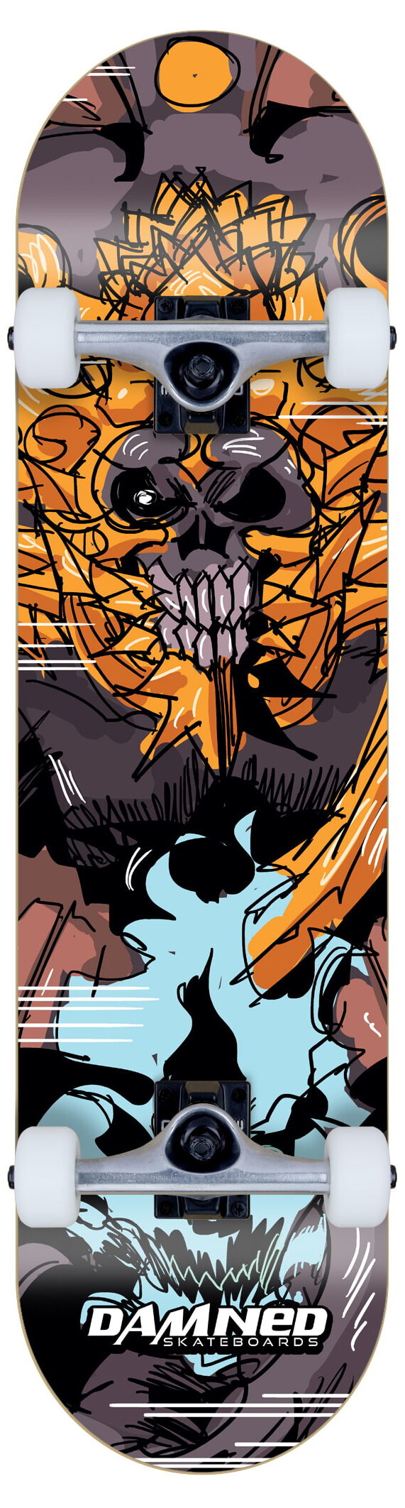 Damned Complete Skateboard DS Draco Umbra Damned Complete Skateboard DS Draco Umbra