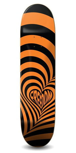 Freedom Hypnolove Halloween Orange Skateboard Deck Freedom Hypnolove Halloween Orange Skateboard Deck