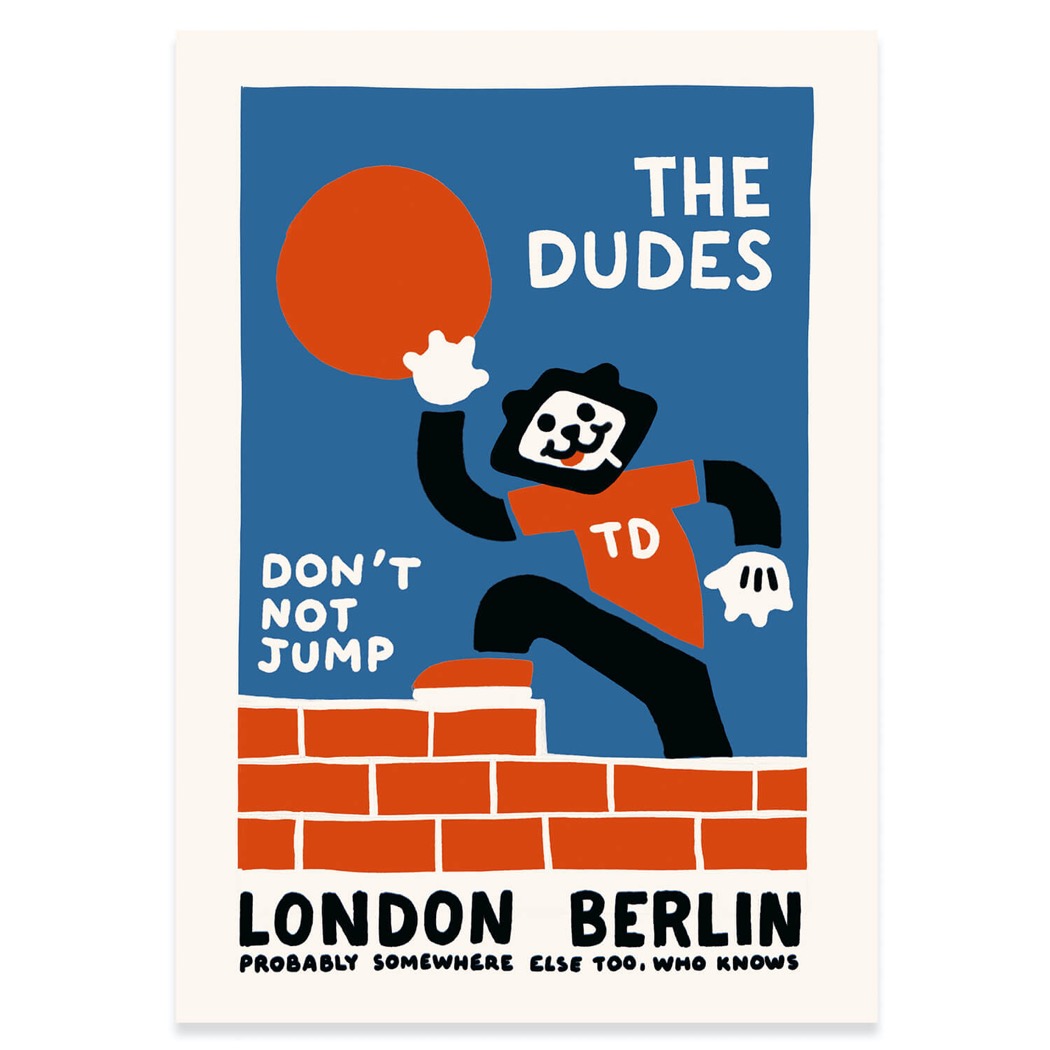 The Dudes Jump Unlimited Print - white The Dudes Jump Unlimited Print - white